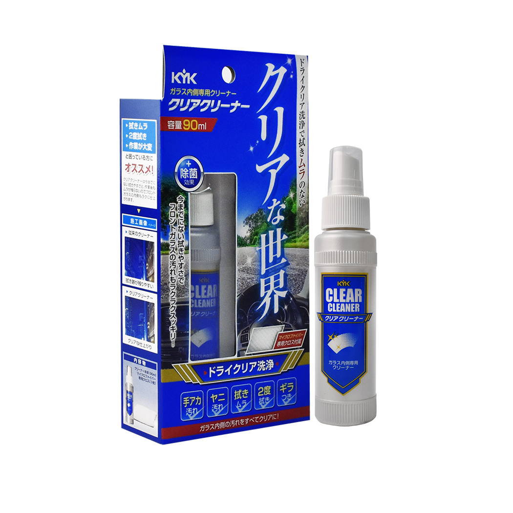 【KYK】古河 16-090 汽車內部玻璃除菌清潔劑 90ml
