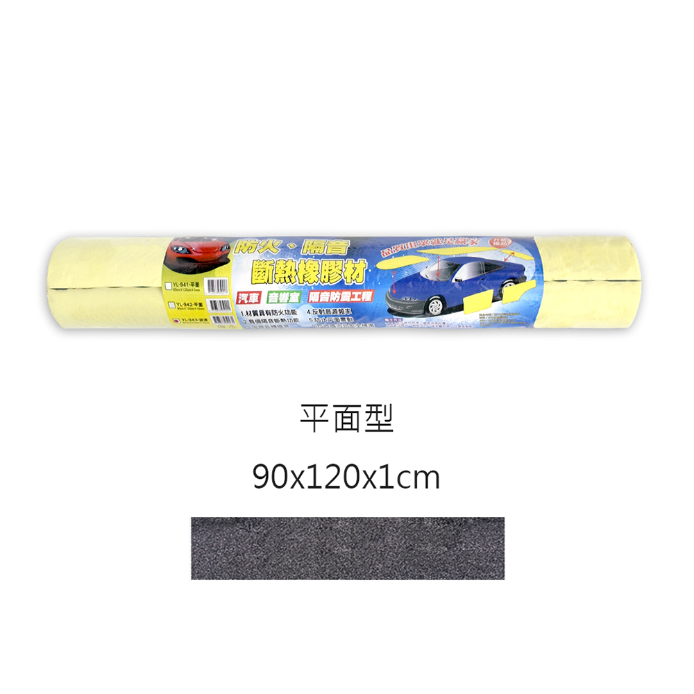 【POWER】YL-942防火橡膠隔音棉 平面-10mm