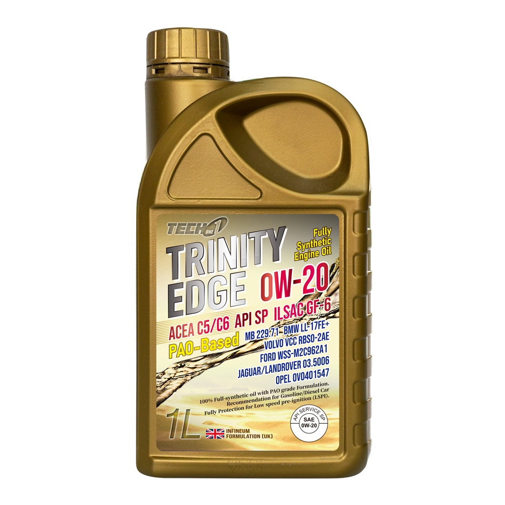 【TECH1】 TRINITY EDGE C5/C6 0W-20 長效型全合成潤滑油 1L