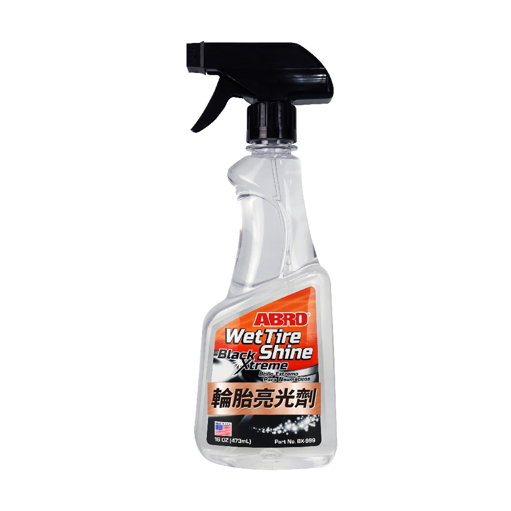 【ABRO】BX-999 汽車輪胎亮光劑 473ml