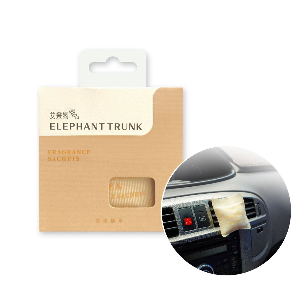 【POWER】PW-801 車內香氛袋(冷氣孔/室內吊掛2用)-雪松柚茶(柑橘木質調)