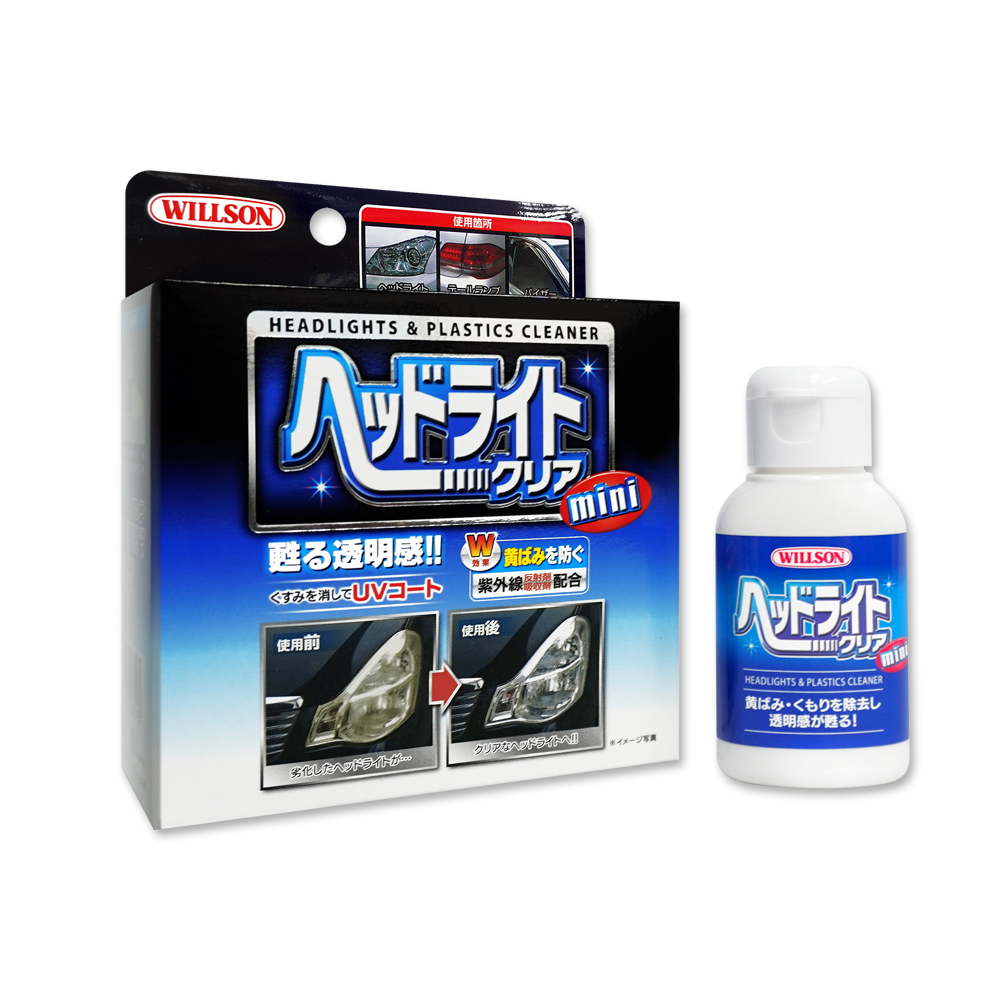 【WILLSON】02077 DIY大燈塑料研磨還原組 日本製